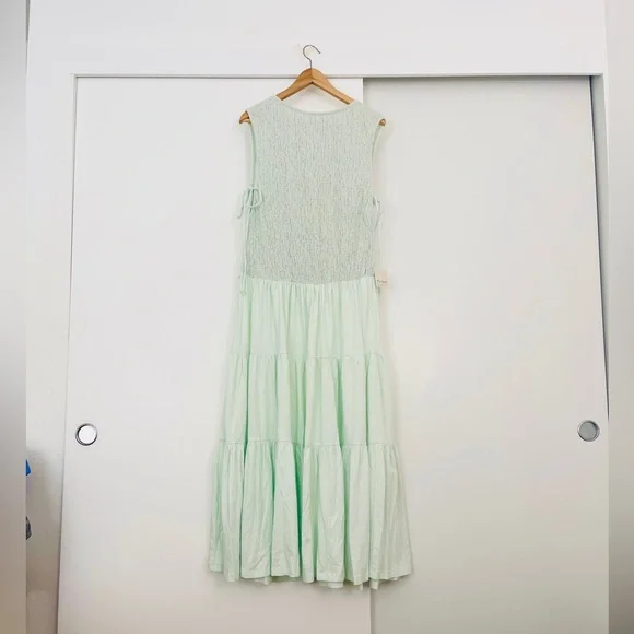 NWT Free People Sterling Green Maxi Dress Size Small NWT Free People Sterling Green Maxi Dress Size Small